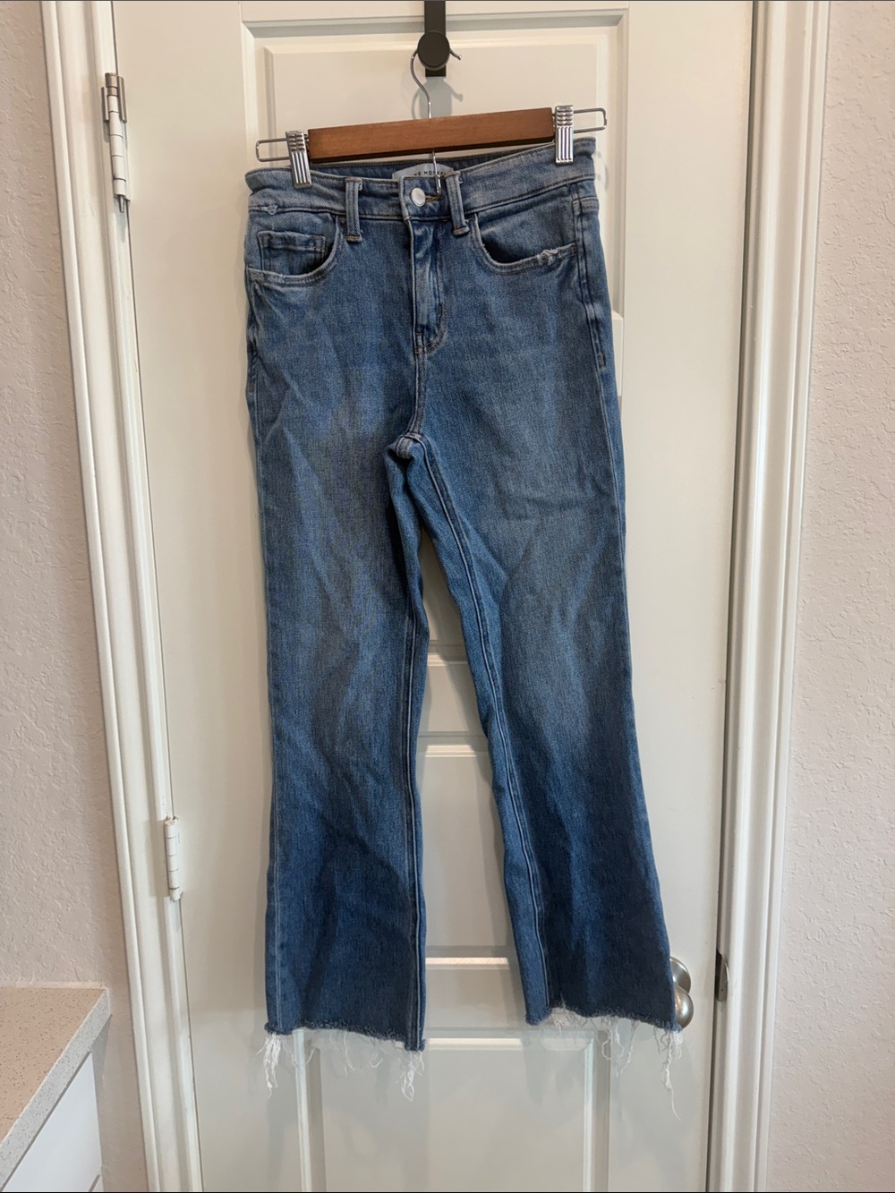 Flying Monkey VIBRANTLY HIGH RISE RAW HEM BOOTCUT